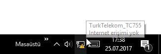 İnternet Erişimi Yok