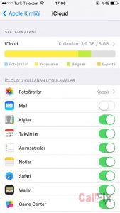 iPhone Rehber Yedekleme