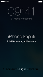 iphone parola sıfırlama