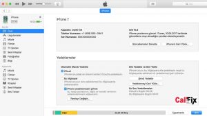 itunes ile iphone yedekleme