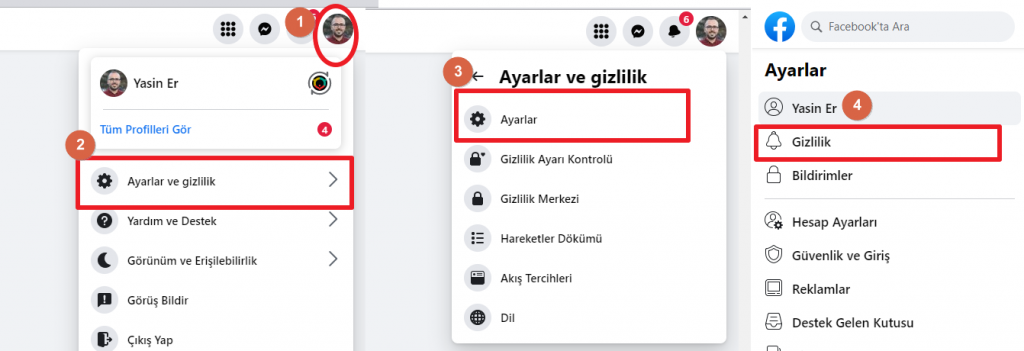 Facebook'ta bulunabilirlik