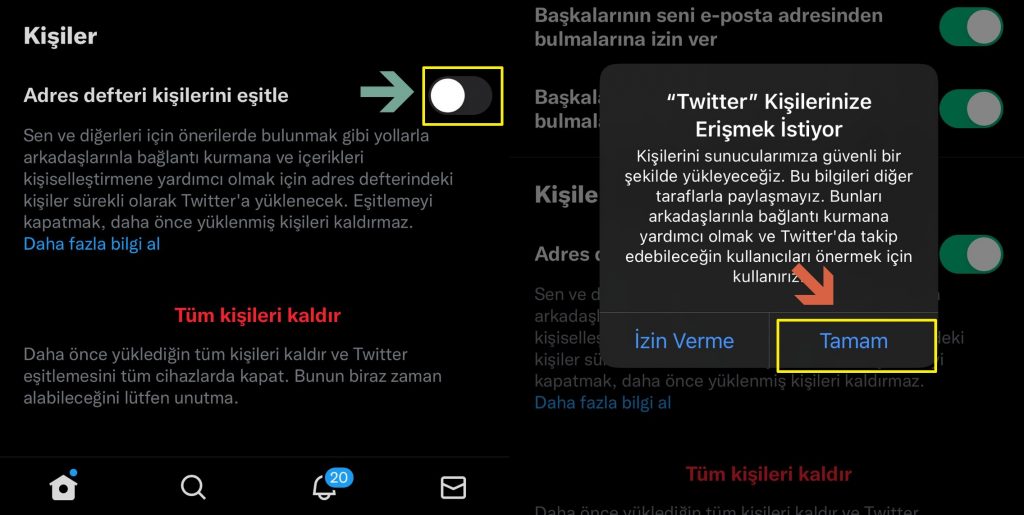 Twitter'da Kişilerinizi Bulma 3