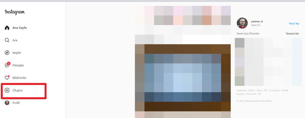 Instagram kullanımı
