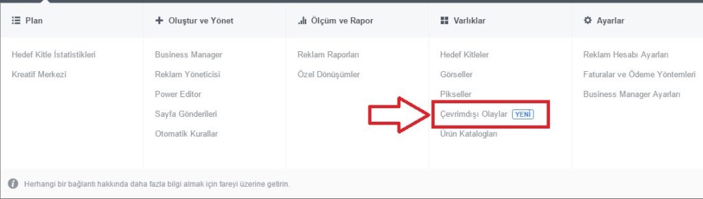 Çevrimdışı Olay Seti