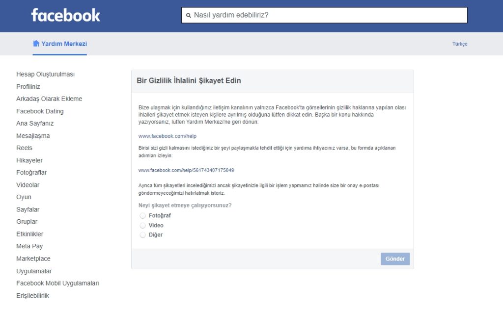 Facebook Şantaj
